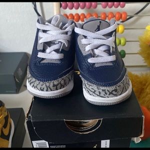 Infant Midnight Navy 3s